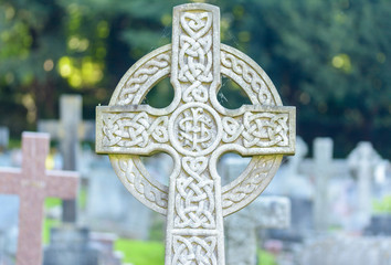 Celtic Cross IHS Shallow Depth of Field