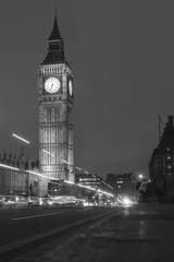 Fototapeta na wymiar The Houses of Parliament and with Big Ben at night