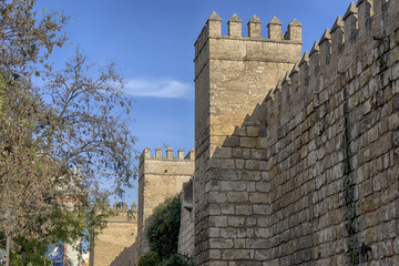 Murallas de los reales alcázares de Sevilla, Andalucía