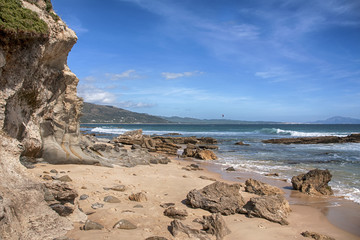 hermosas playas v&iacute;rgenes de Andaluc&iacute;a, valdevaqueros en la provincia de Cad&iacute;z
