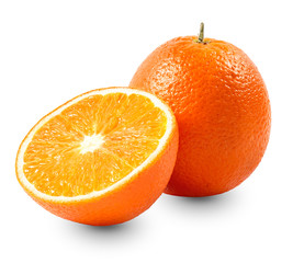 Orange fruit isolated