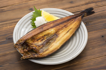 ホッケの塩焼き