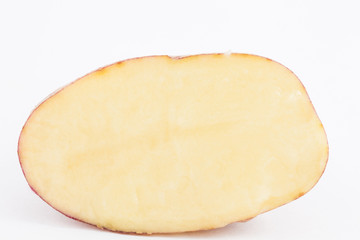 Potato (Solanum tuberosum) isolated in white background