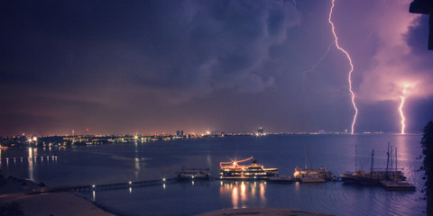 Cancun Lightning
