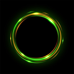 Rounded light shiny, Suitable for product advertising, product design, and other. Vector Illustration