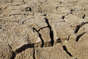Climate warming dry chapped land