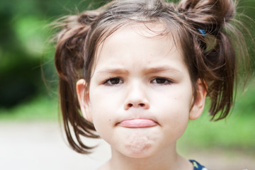 Fototapeta premium Funny little girl 