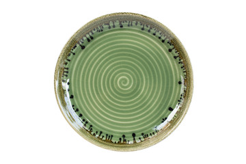 Japanese plate isolate on white background