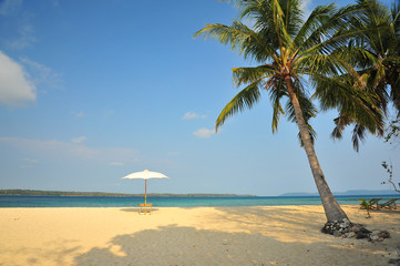 White Sand Beach on Tropical Islands