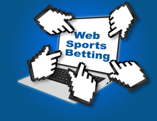 Web Sports Betting concept