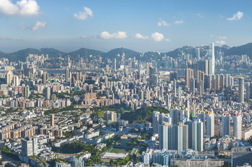 Obraz premium Panorama of Hong Kong City