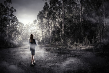 Fototapeta premium Looking for quiet place