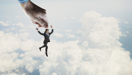 Hand of law and justice