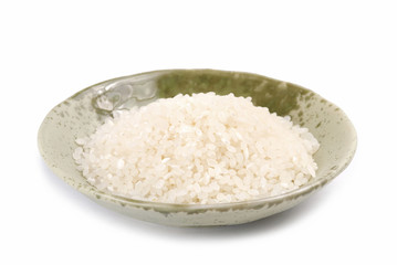 Isolated white rice in bowl