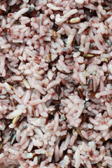 Texture of ripe rice berry.