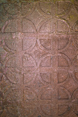 Grunge Textured Of Metal Old Door