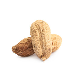 Couple of peanuts isolated