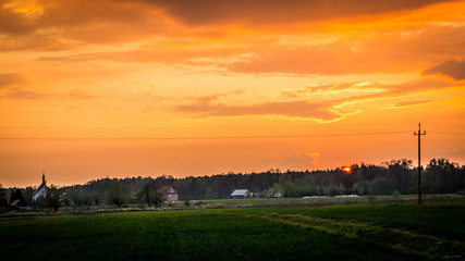 Zachód Słońca © Janusz