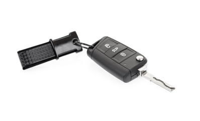 Car key isolated on white background