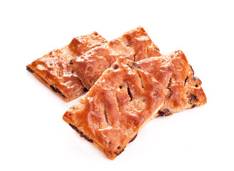 sweet dessert isolated on white background