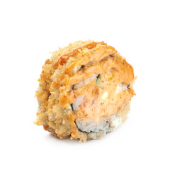 Baked california sushi isolated