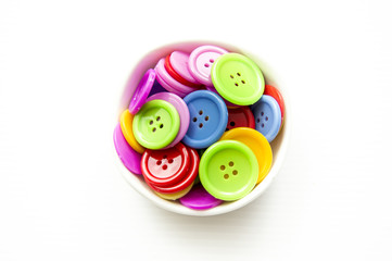 Bright assorted buttons, mix colors