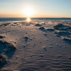 Abendstimmung am Meer in Dänemark