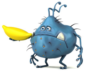 Fun germ - 3D Illustration