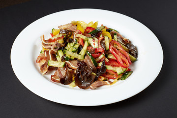 Salad Pig Ears. Asian food. Asian cuisine.