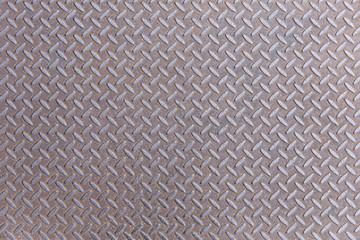 Rusty Diamond steel metal plate background