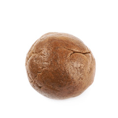 Cookie dough ball isolated