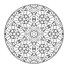 Mandala Black and White