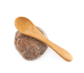 Cookie dough ball isolated