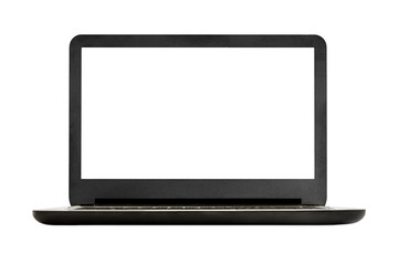Laptop computer with blank screen