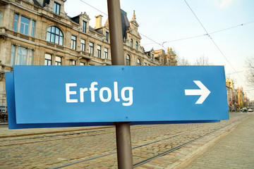 Obraz premium Schild 211 - Erfolg