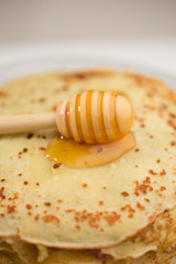 Pancake with honey