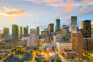 Tuinposter Downtown Houston skyline © f11photo