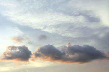 Fototapeta premium Twilight cloud sky