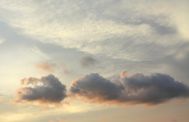Twilight cloud sky