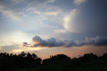 Twilight cloud sky