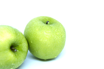 Green Apple isolated