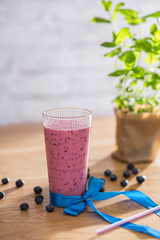 Fresh cocktail with fruits