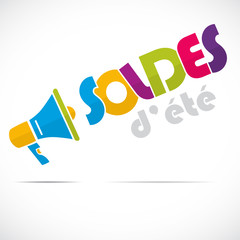 mégaphone : soldes d'été