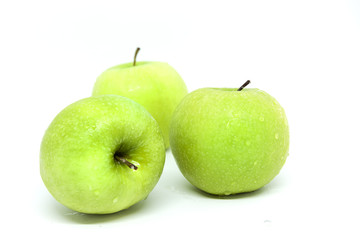 Green Apple isolated