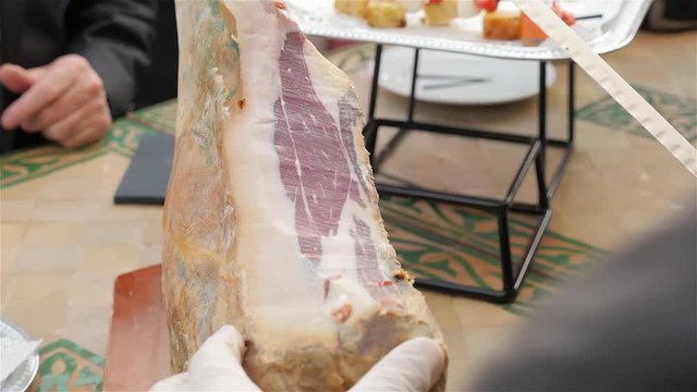 Cocktail mariage - D&eacute;coupe jambon de pays