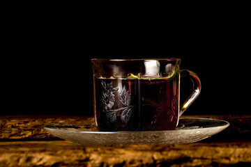 Teatime vintage cup of tea