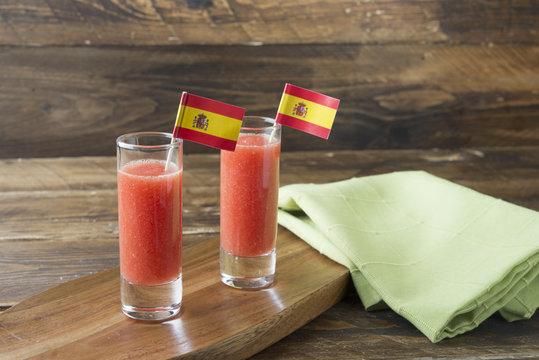 Gazpacho typical spanish food