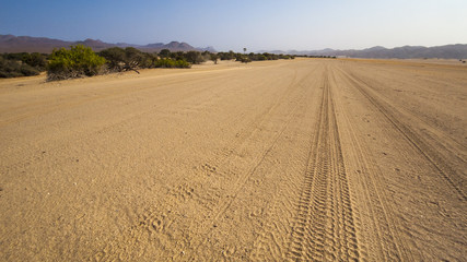 Sand road near Purros, Namibia