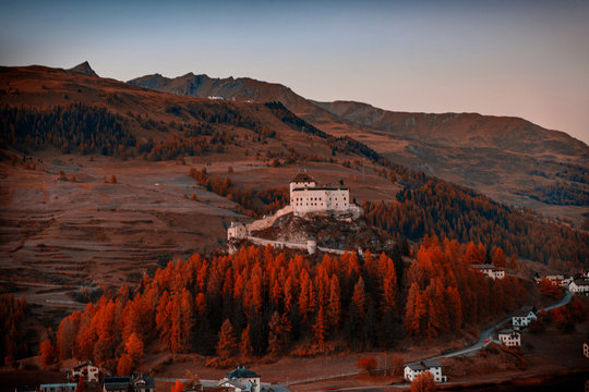 Tarasp Castle, Engadin, Switzerland