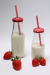 Milk and strawberries IV